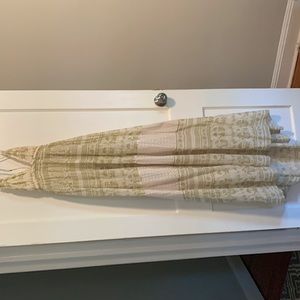 Free People cotton halter Maxie dress. Size small